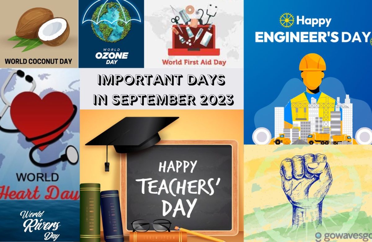 List of Important Days in September 2023