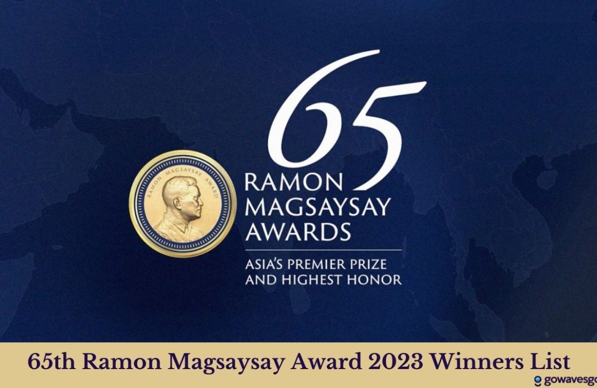 65th Ramon Magsaysay Award 2023 Winners List