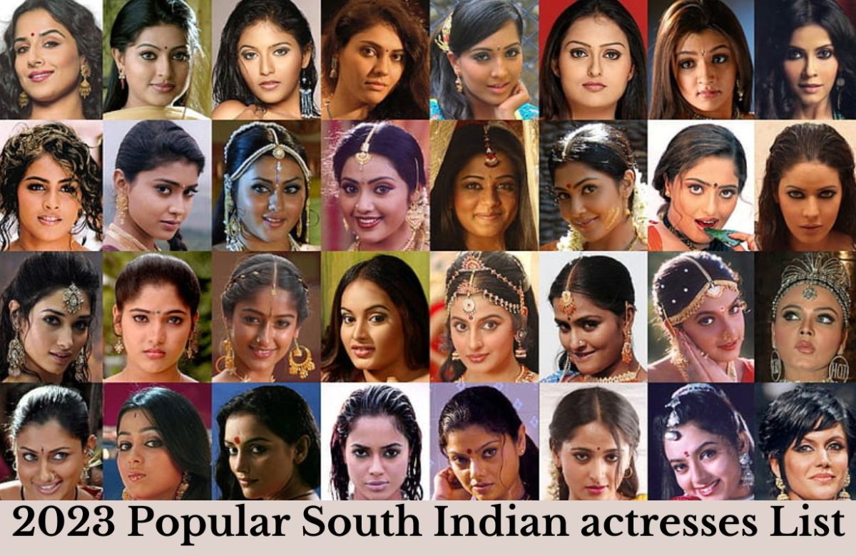 2023 Popular South Indian actresses List