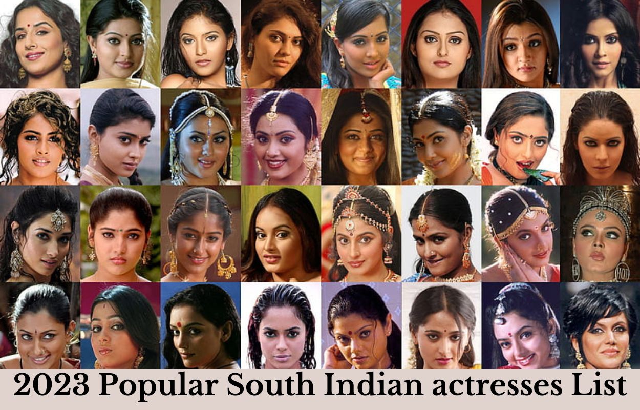  2023 Popular South Indian actresses List