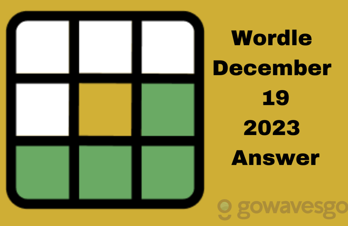 Wordle Answer (Level 913) December 19, 2023