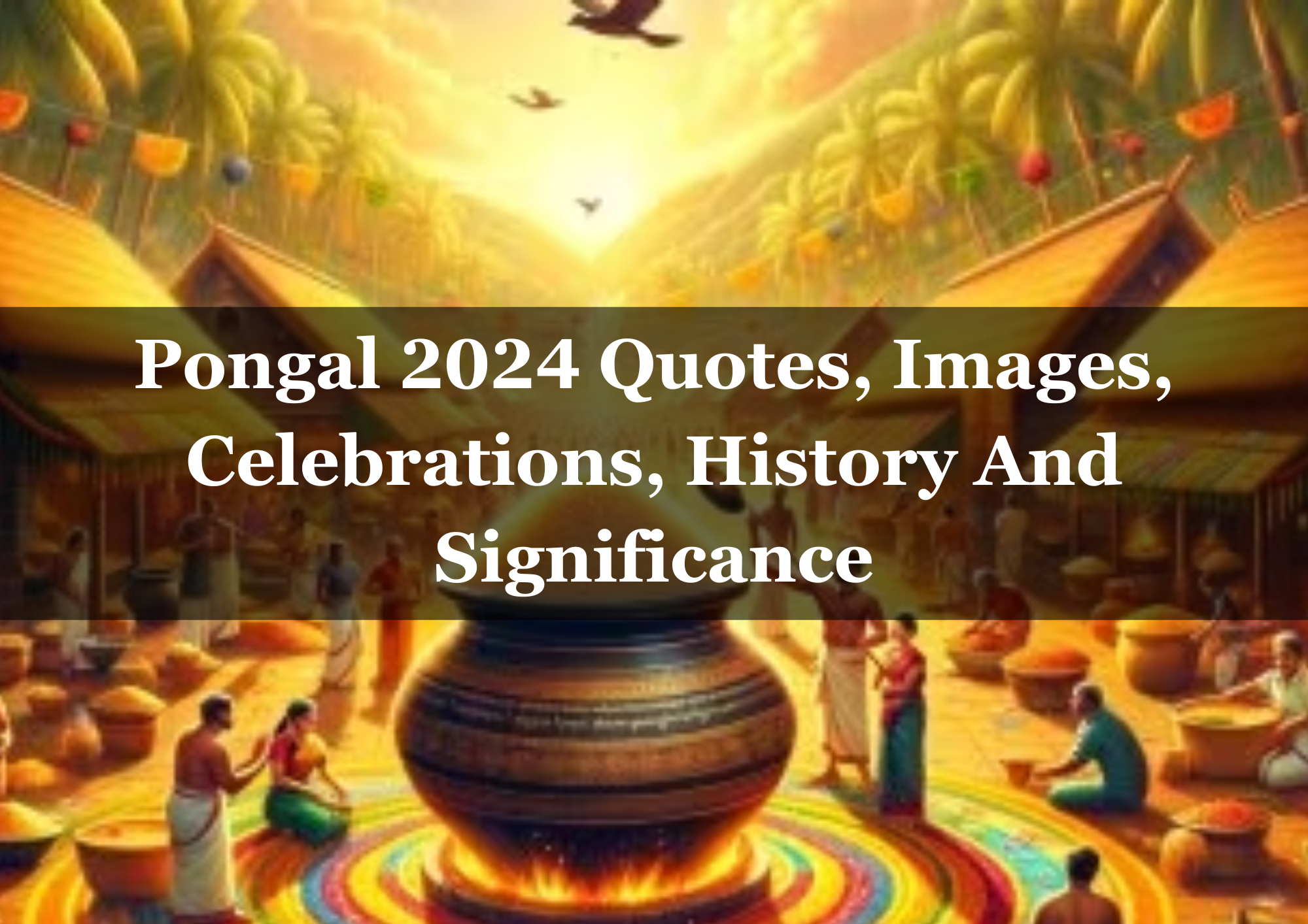  Pongal 2024 Quotes, Images, Celebrations, History And Significance