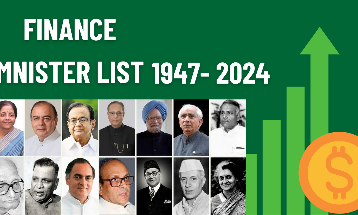 List of Finance Ministers of India (1947 to 2024), Who Are The Finance Ministers Of India From 1947?