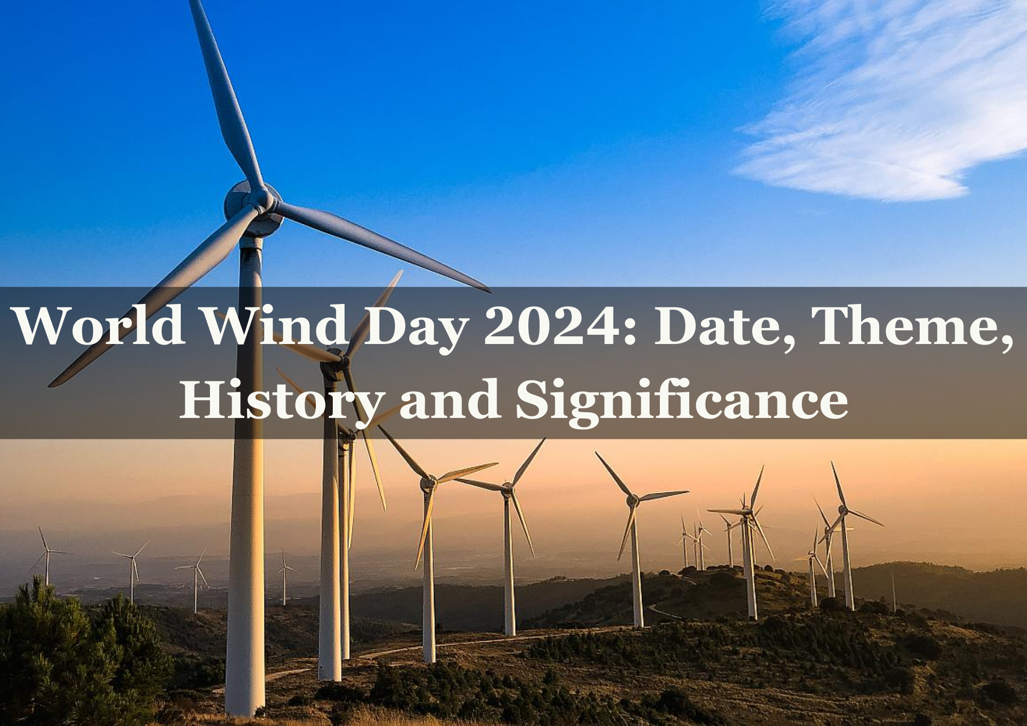  World Wind Day 2024: Date, Theme, History and Significance