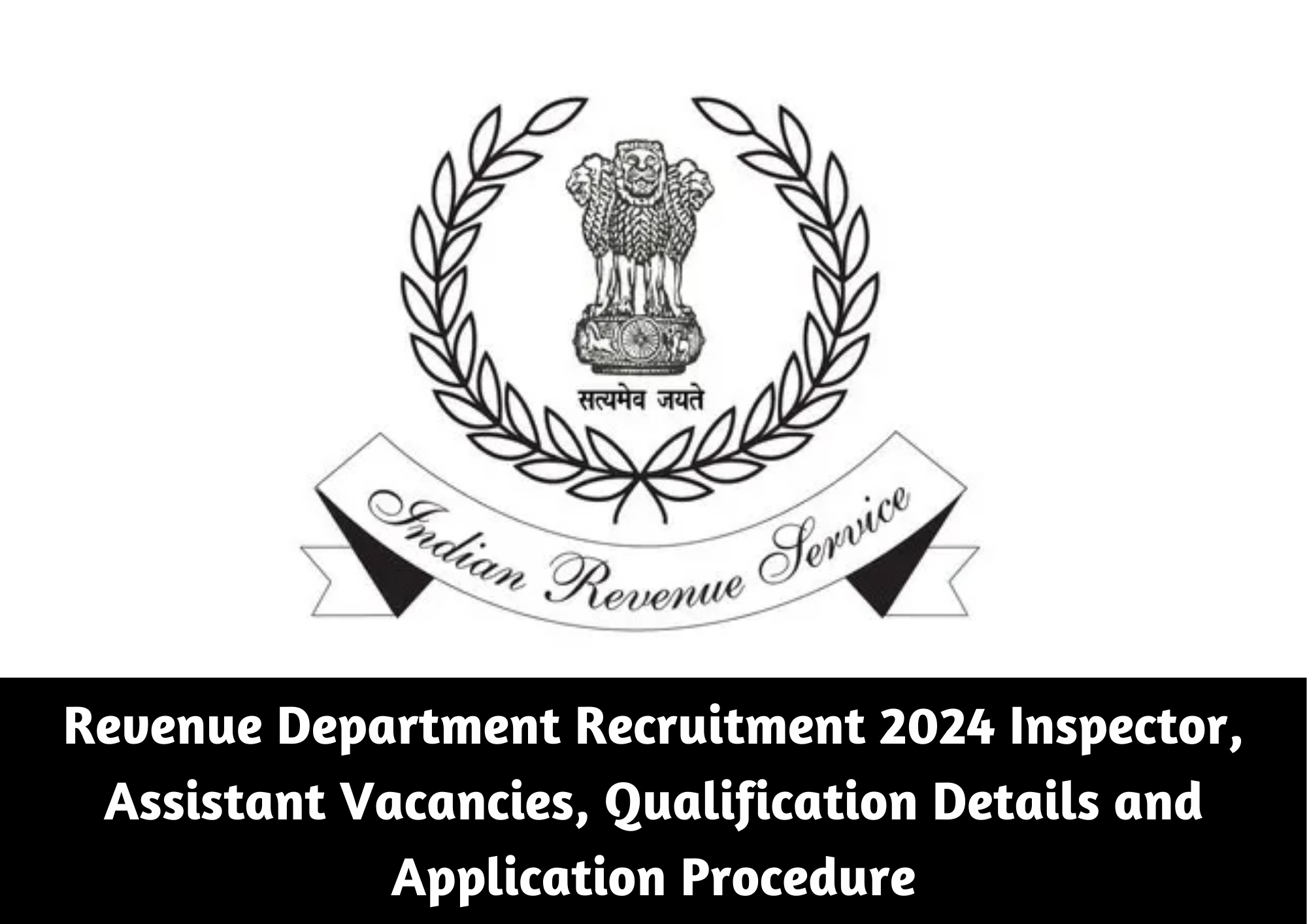  Revenue Department Recruitment 2024 Inspector, Assistant Vacancies, Qualification Details and Application Procedure