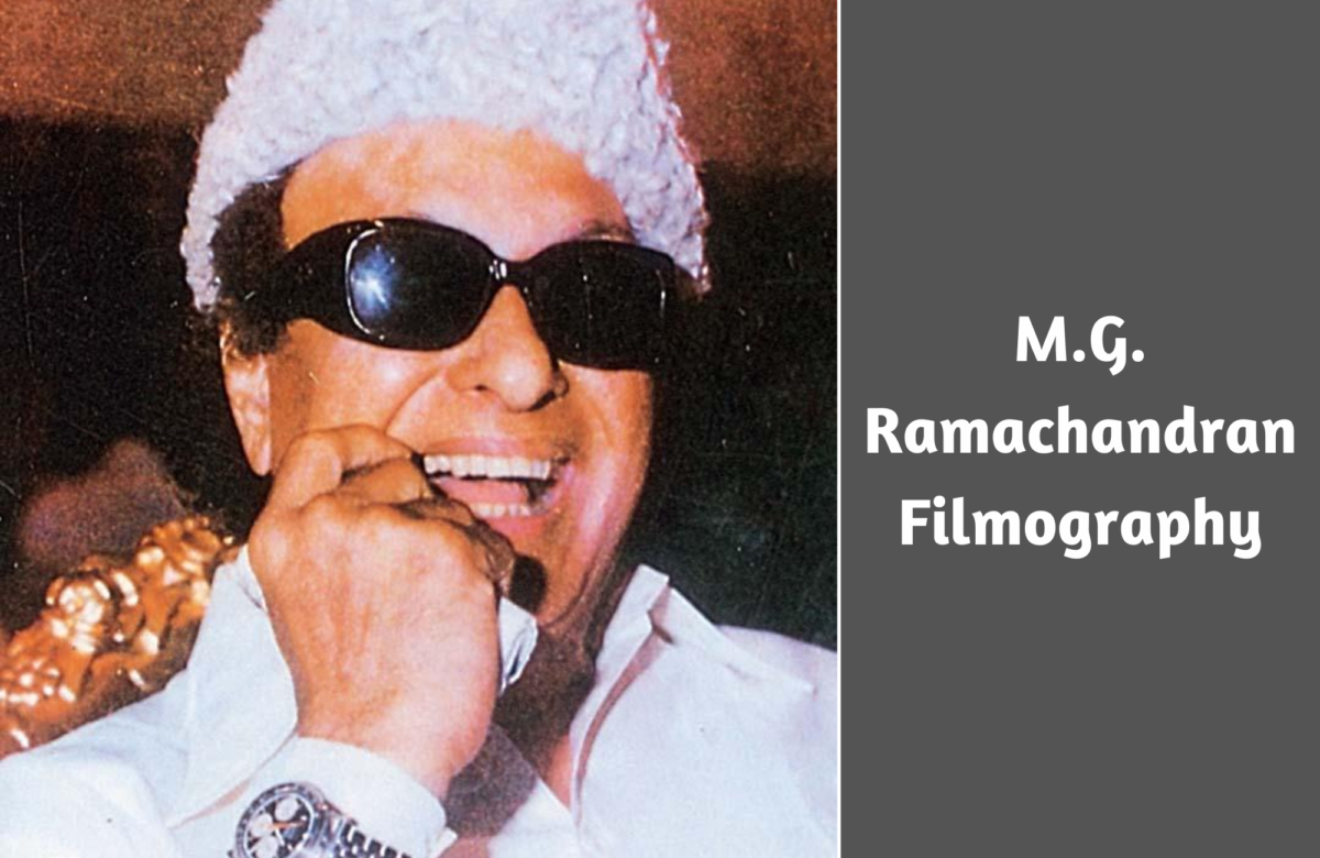 M.G. Ramachandran Filmography